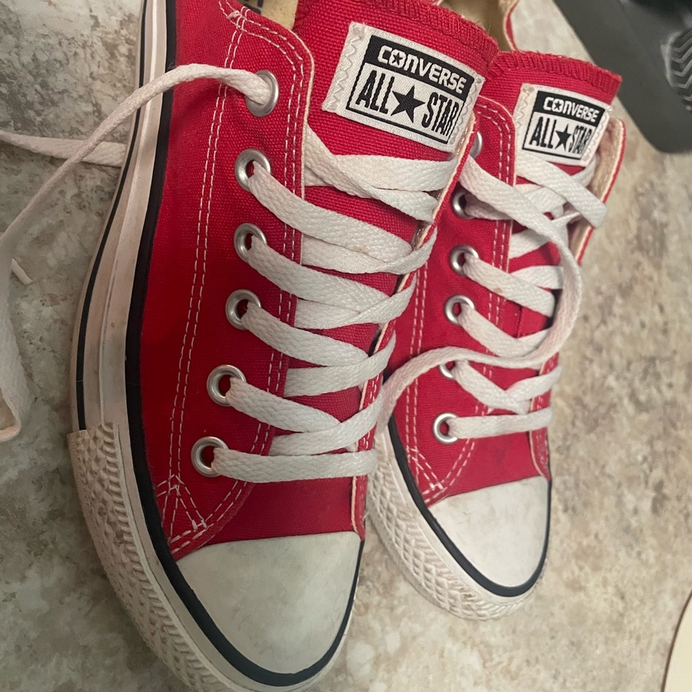 Converse - red sneakers